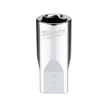 Milwaukee 45-34-9034 - 1/4 in. Drive 8mm Metric 6-Point Socket - Wise Line Tools