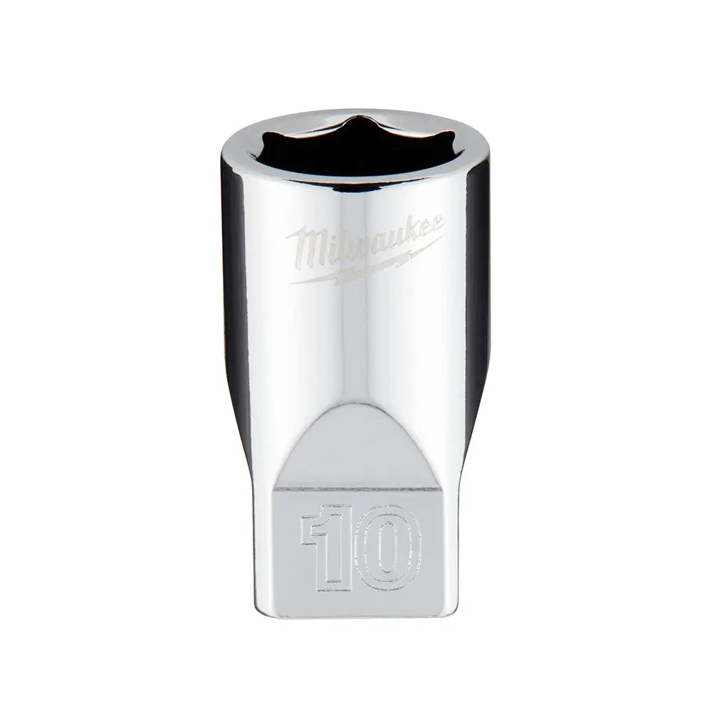 Milwaukee 45-34-9036 - 1/4 in. Drive 10mm Metric 6-Point Socket - Wise Line Tools