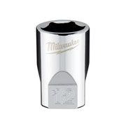 Milwaukee 45-34-9038 - 1/4 in. Drive 12mm Metric 6-Point Socket - Wise Line Tools