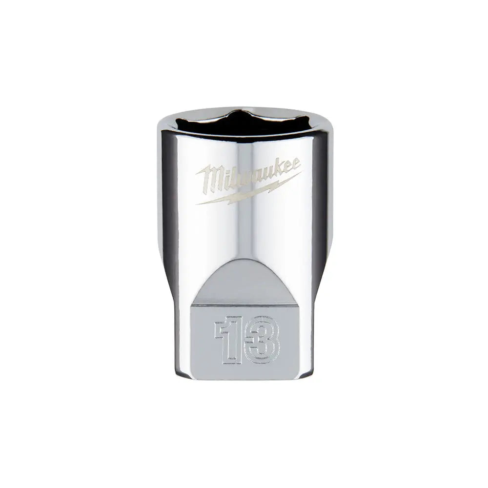 Milwaukee 45-34-9039 - 1/4 in. Drive 13mm Metric 6-Point Socket - Wise Line Tools