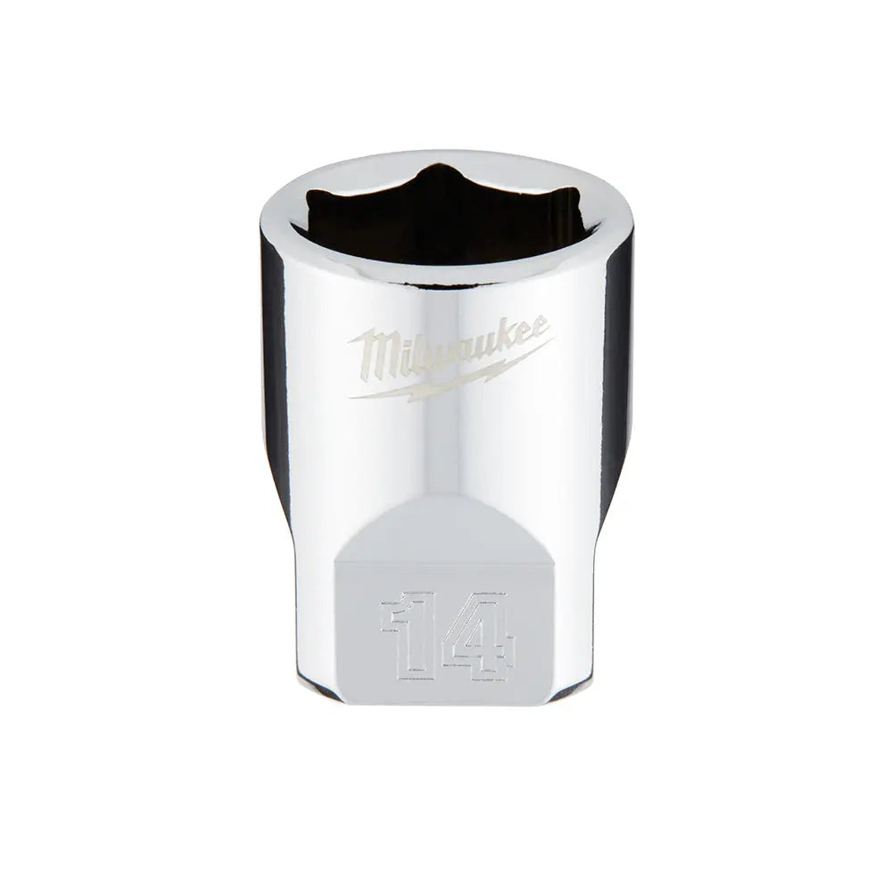 Milwaukee 45-34-9040 - 1/4 in. Drive 14mm Metric 6-Point Socket - Wise Line Tools