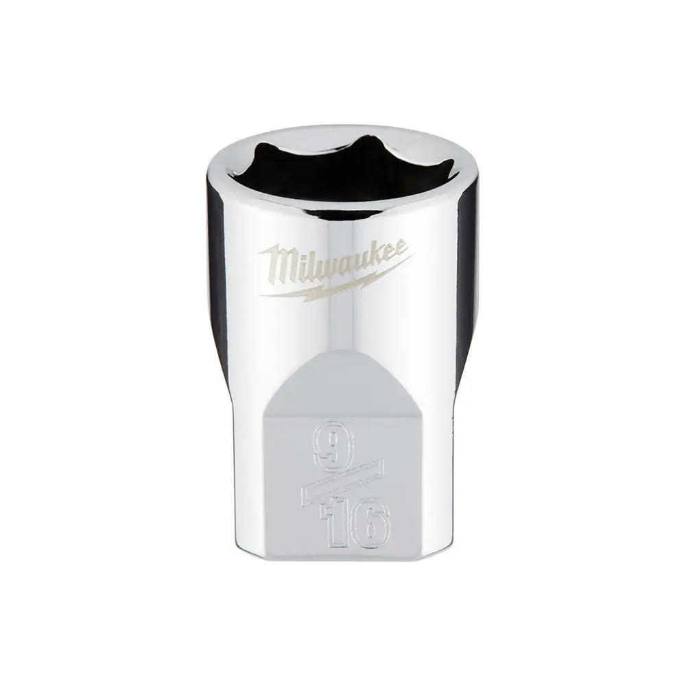 Milwaukee 45-34-9065 - 3/8 in. Drive 9/16 in. SAE 6-Point Socket - Wise Line Tools