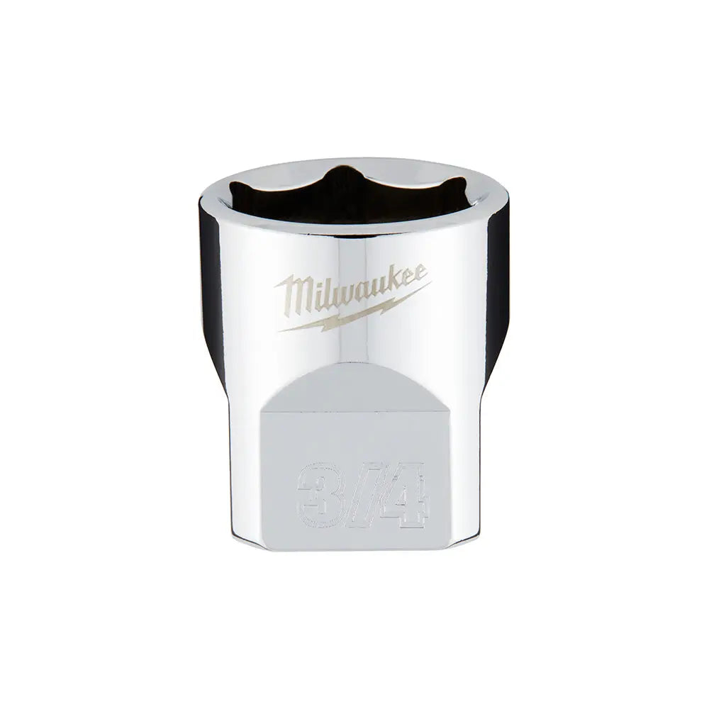 Milwaukee 45-34-9068 - 3/8 in. Drive 3/4 in. SAE 6-Point Socket - Wise Line Tools