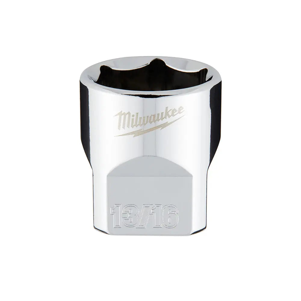 Milwaukee 45-34-9069 - 3/8 in. Drive 13/16 in. SAE 6-Point Socket - Wise Line Tools