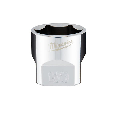 Milwaukee 45-34-9071 - 3/8 in. Drive 15/16 in. SAE 6-Point Socket - Wise Line Tools