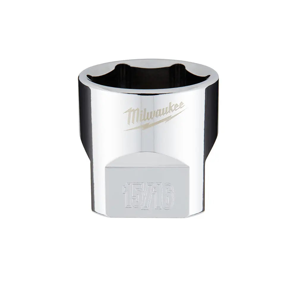 Milwaukee 45-34-9071 - 3/8 in. Drive 15/16 in. SAE 6-Point Socket - Wise Line Tools