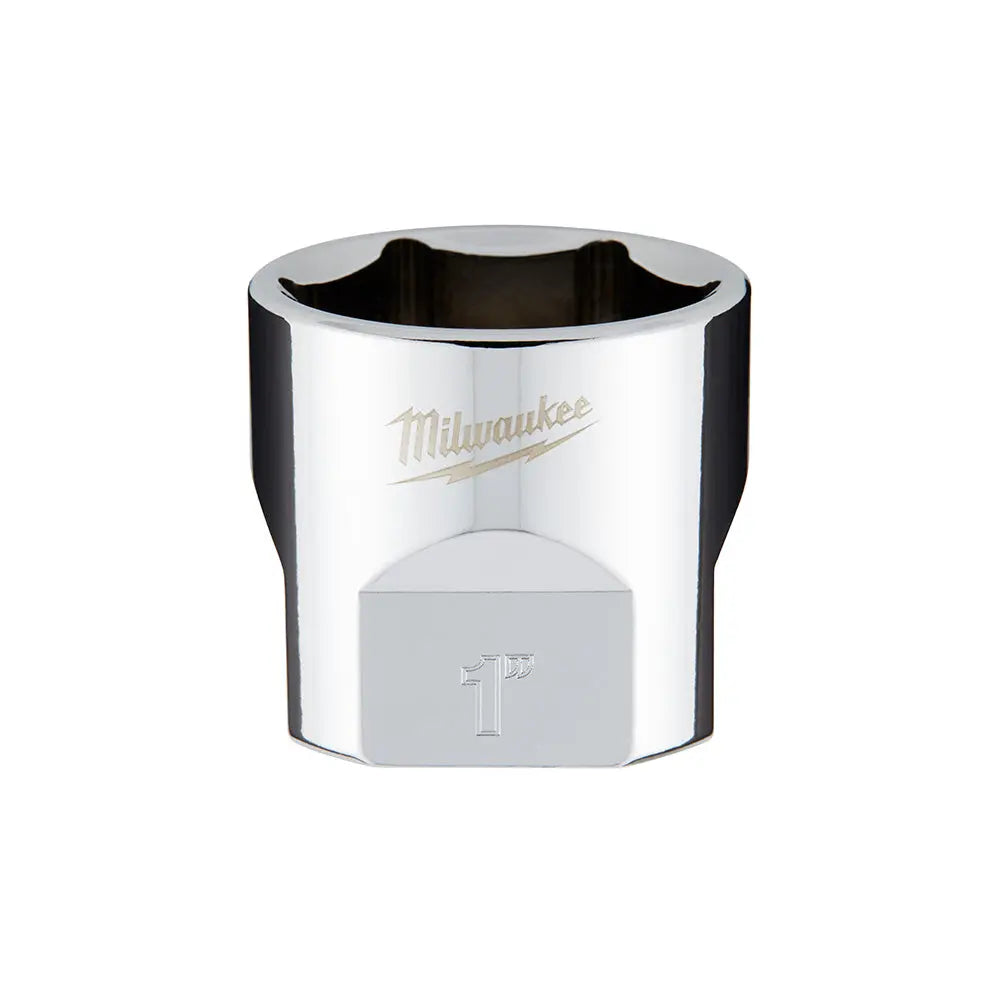 Milwaukee 45-34-9072 - 3/8 in. Drive 1 in. SAE 6-Point Socket - Wise Line Tools