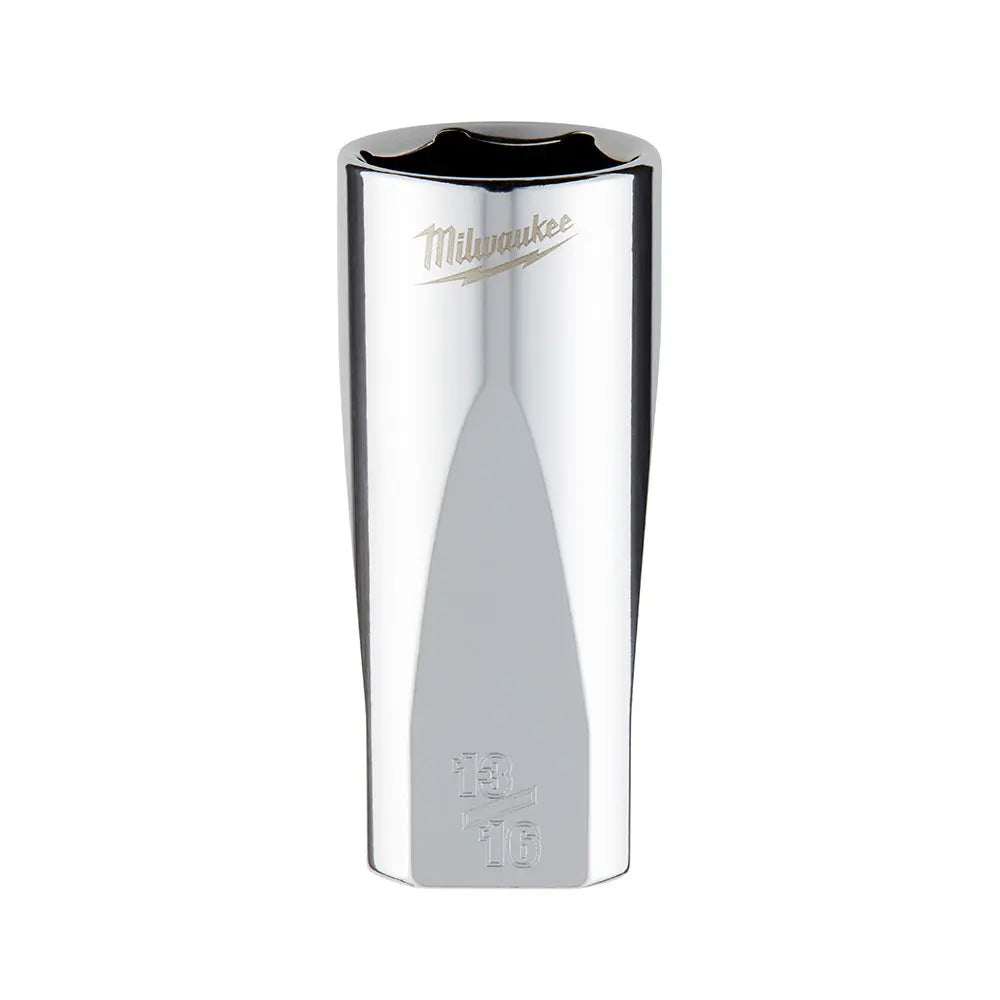 Milwaukee 45-34-9074 - 3/8 in. Drive 13/16 in. SAE 6-Point Deep Socket - Wise Line Tools