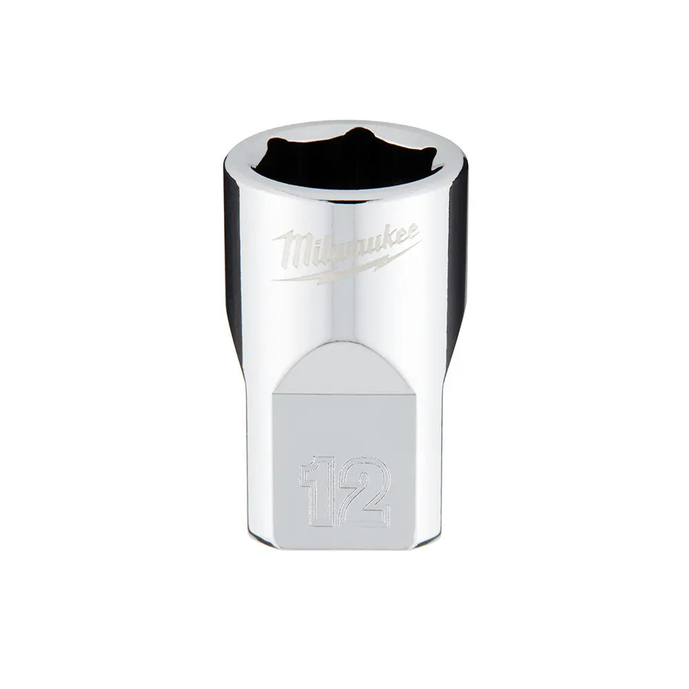 Milwaukee 45-34-9082 - 3/8 in. Drive 12mm Metric 6-Point Socket - Wise Line Tools