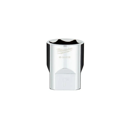 Milwaukee 45-34-9108 - 1/2 in. Drive 1 in. SAE 6-Point Socket with FOUR FLAT™ Sides - Wise Line Tools