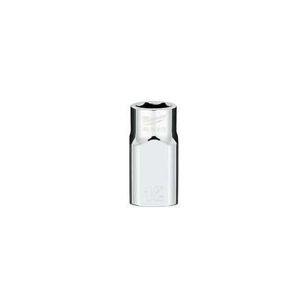 Milwaukee 45-34-9113 - 1/2 in. Drive 12MM Metric 6-Point Socket with FOUR FLAT™ Sides - Wise Line Tools