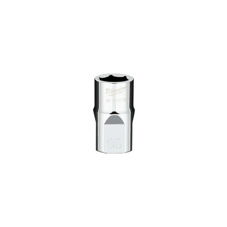 Milwaukee 45-34-9115 - 1/2 in. Drive 14MM Metric 6-Point Socket with FOUR FLAT™ Sides - Wise Line Tools