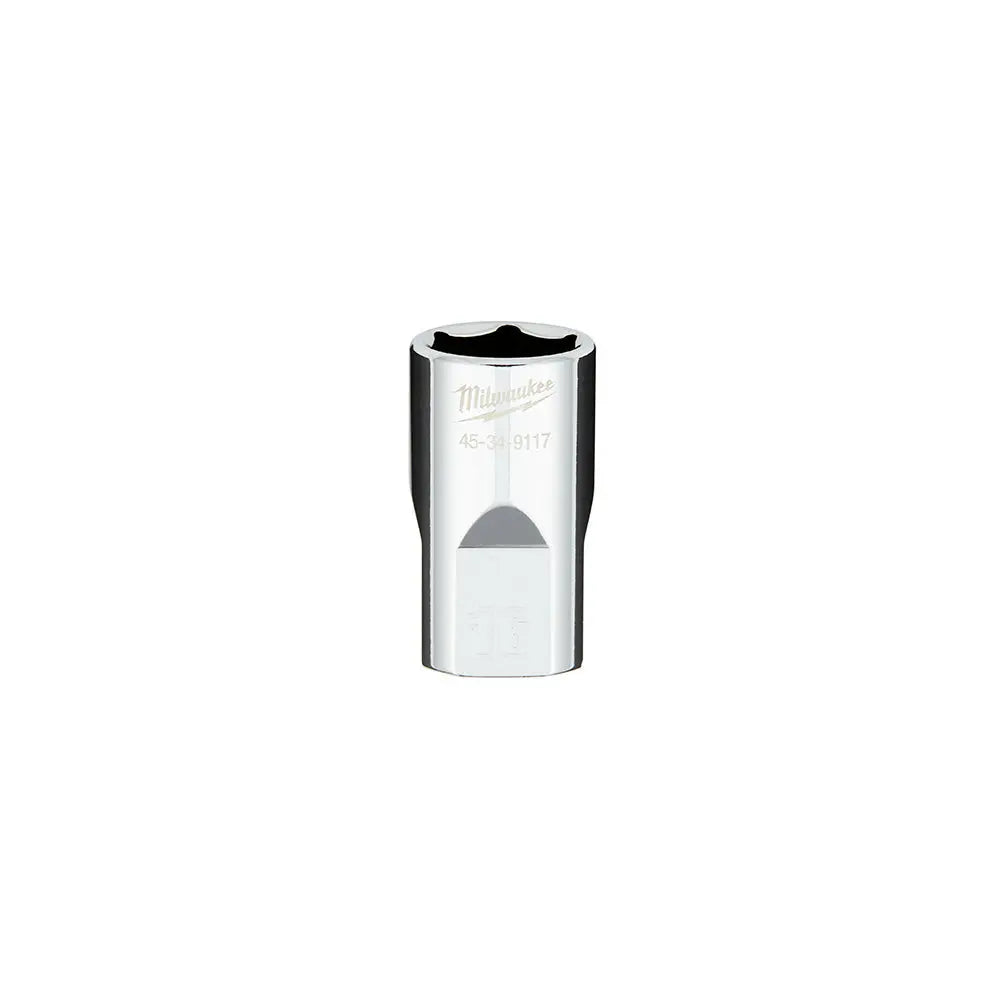Milwaukee 45-34-9117 - 1/2 in. Drive 16MM Metric 6-Point Socket with FOUR FLAT™ Sides - Wise Line Tools