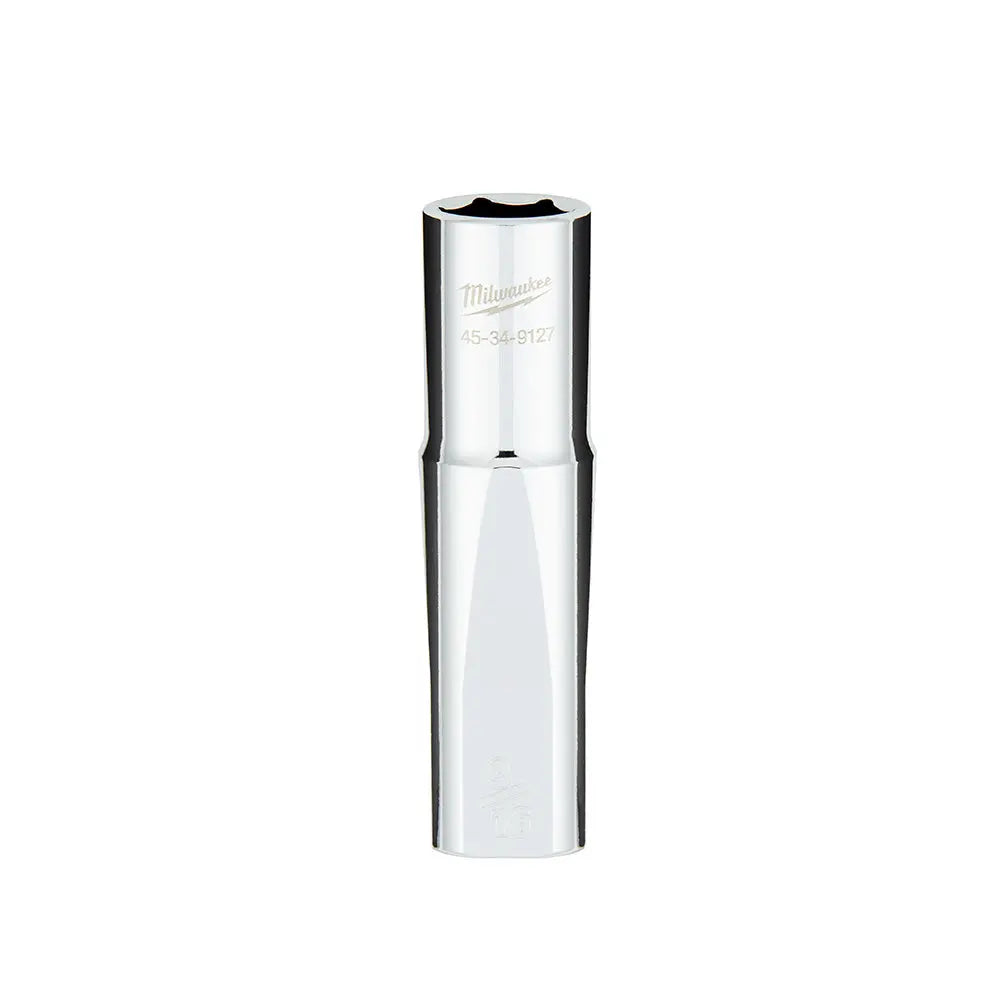 Milwaukee 45-34-9127 - 1/2 in. Drive 9/16 in. SAE 6-Point Deep Socket with FOUR FLAT™ Sides - Wise Line Tools