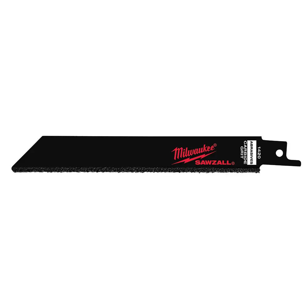 Milwaukee 48-00-1421 - 6" Carbide Grit SAWZALL® Blade - Wise Line Tools