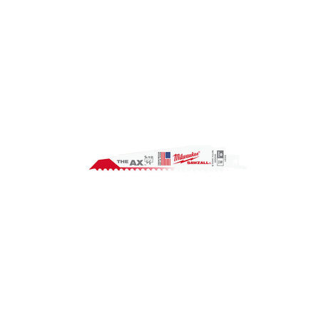 Milwaukee 48-00-5021 - 6" 5 TPI The Ax™ Sawzall®  Blade (5 Pk) - Wise Line Tools