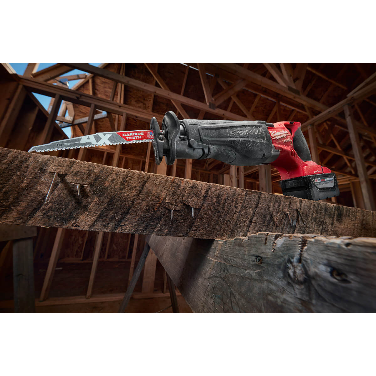 Milwaukee 48-00-5226 - The Ax™ with Carbide Teeth SAWZALL™ Blade 9 in. 5T - Wise Line Tools