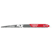 Milwaukee 48-00-5233 - 12" 3 TPI The AX™ with Carbide Teeth for Pruning & Clean Wood SAWZALL® Blade 1PK - Wise Line Tools