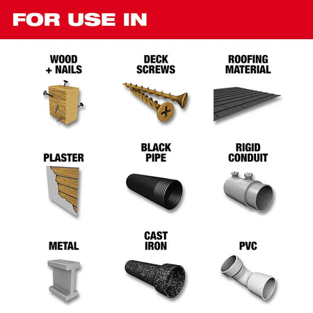 Milwaukee 48-00-5371 - 6" THE WRECKER™ with NITRUS CARBIDE™ 3PK - Wise Line Tools