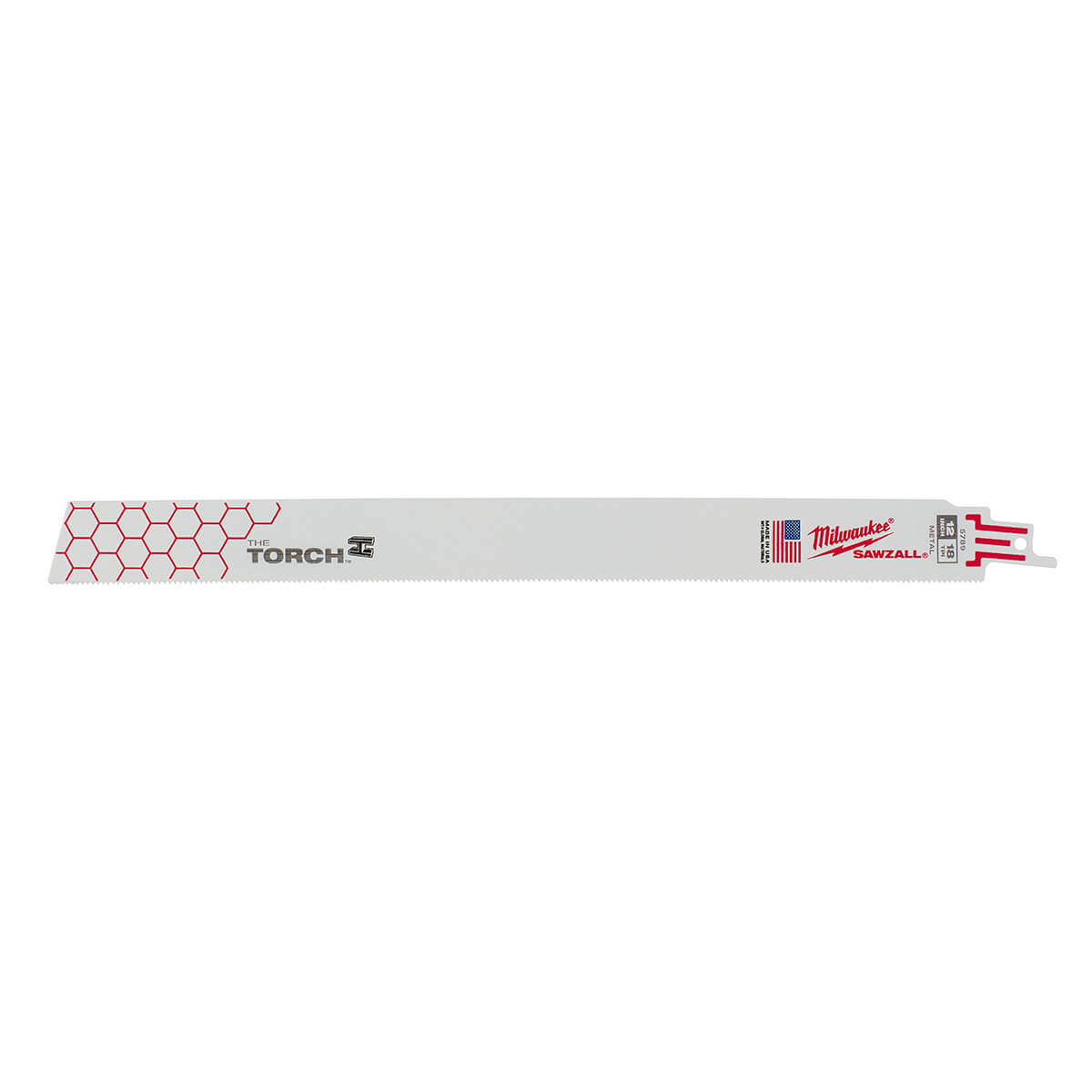 Milwaukee 48-00-5789 - 12" 18 TPI  The Torch™ SAWZALL® Blades (5 Pk) - Wise Line Tools