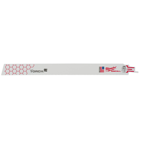 Milwaukee 48-00-5791 - 12" 24 TPI The Torch™ SAWZALL® Blades (5 Pk) - Wise Line Tools