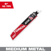 Milwaukee 48-00-6251 - 6" 10TPI The TORCH™ with NITRUS CARBIDE™ Teeth for Medium Metal 1PK