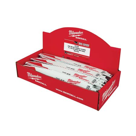 Milwaukee 48-01-7026 -  9" "The AX" Sawzall Blades 100 Pack - Wise Line Tools