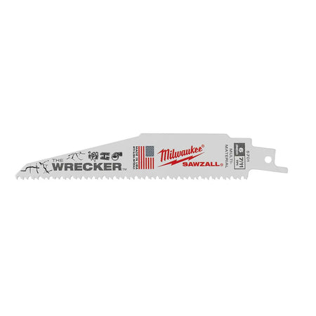 Milwaukee 48-01-7701 - The WRECKER™ Multi-Material SAWZALL® Blade 6" 7/11TPI BULK 100 MILWAUKEE