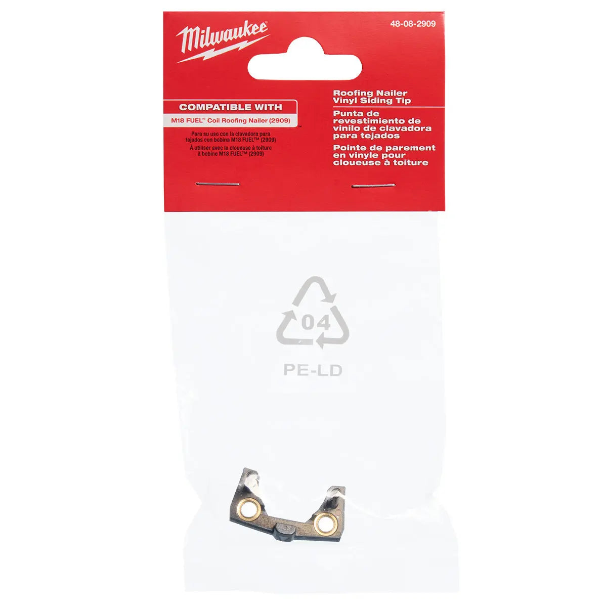 Milwaukee 48-08-2909 - M18 FUEL™ Coil Roofing Nailer Vinyl Siding Tip - Wise Line Tools