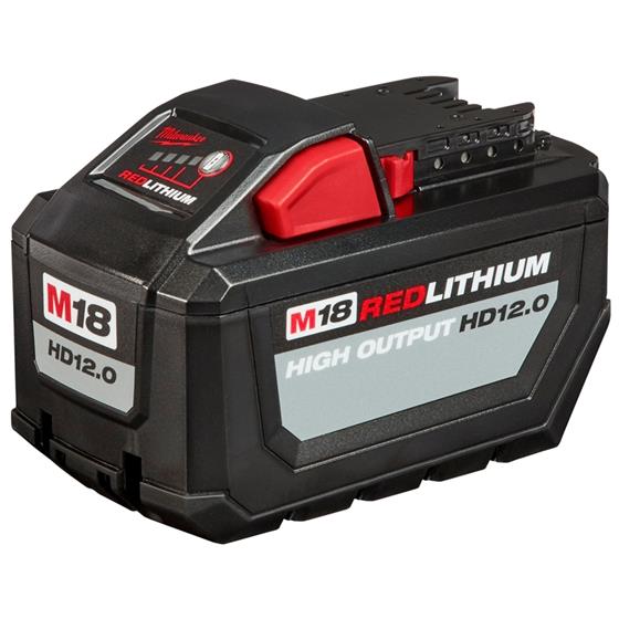 Milwaukee 48-11-1812 - M18™ REDLITHIUM™ HIGH OUTPUT™ HD 12.0Ah Battery Pack - Wise Line Tools