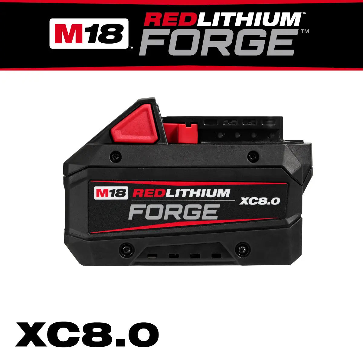 Milwaukee 48-11-1881 - M18™ REDLITHIUM™ FORGE™ XC8.0 Battery Pack - Wise Line Tools