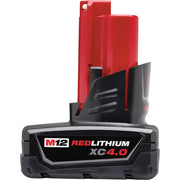 Milwaukee 48-11-2440 - M12™ REDLITHIUM™ XC 4.0Ah Extended Capacity Battery Pack MILWAUKEE