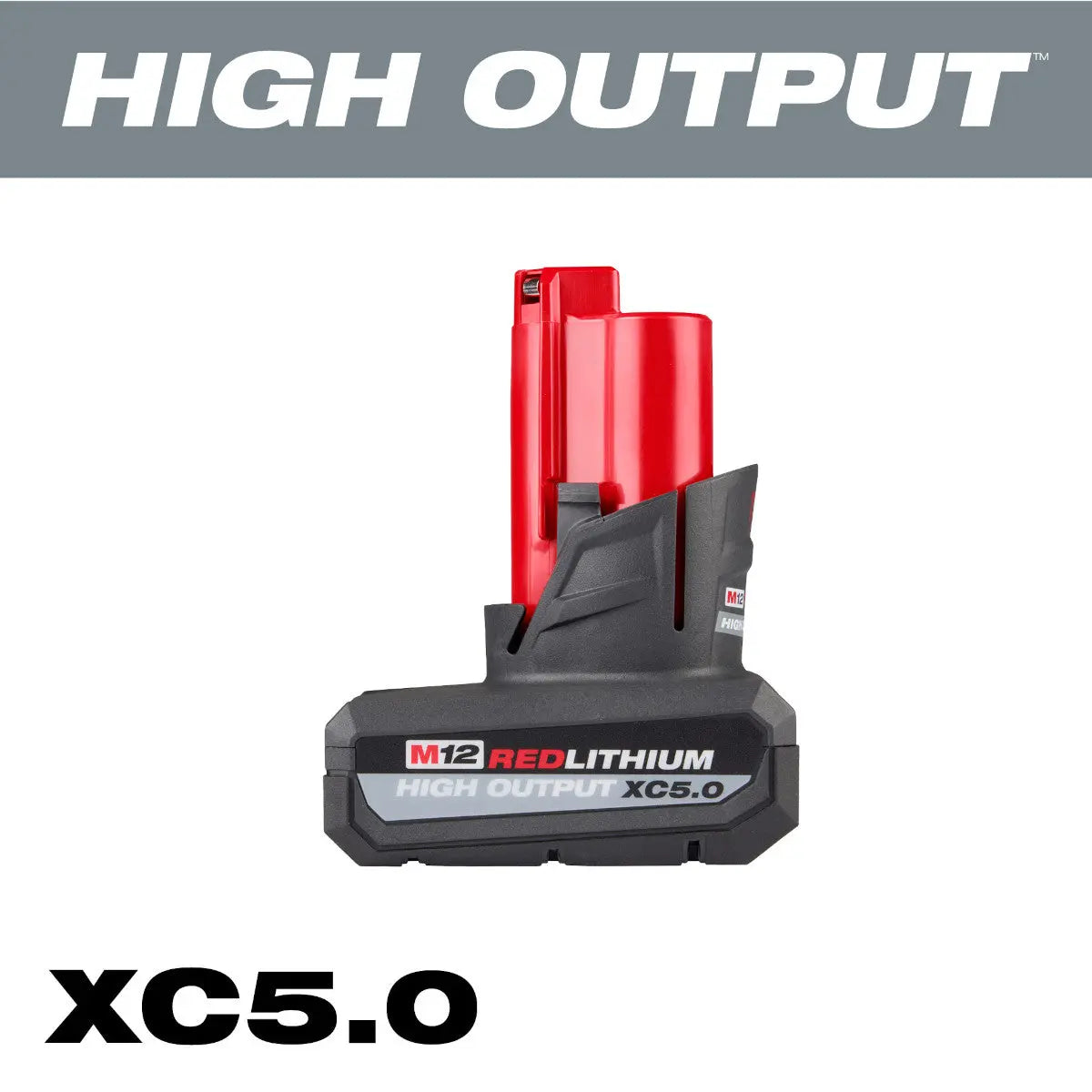 Milwaukee 48-11-2450 - M12™ REDLITHIUM™ HIGH OUTPUT™ XC5.0 Battery Pack - Wise Line Tools