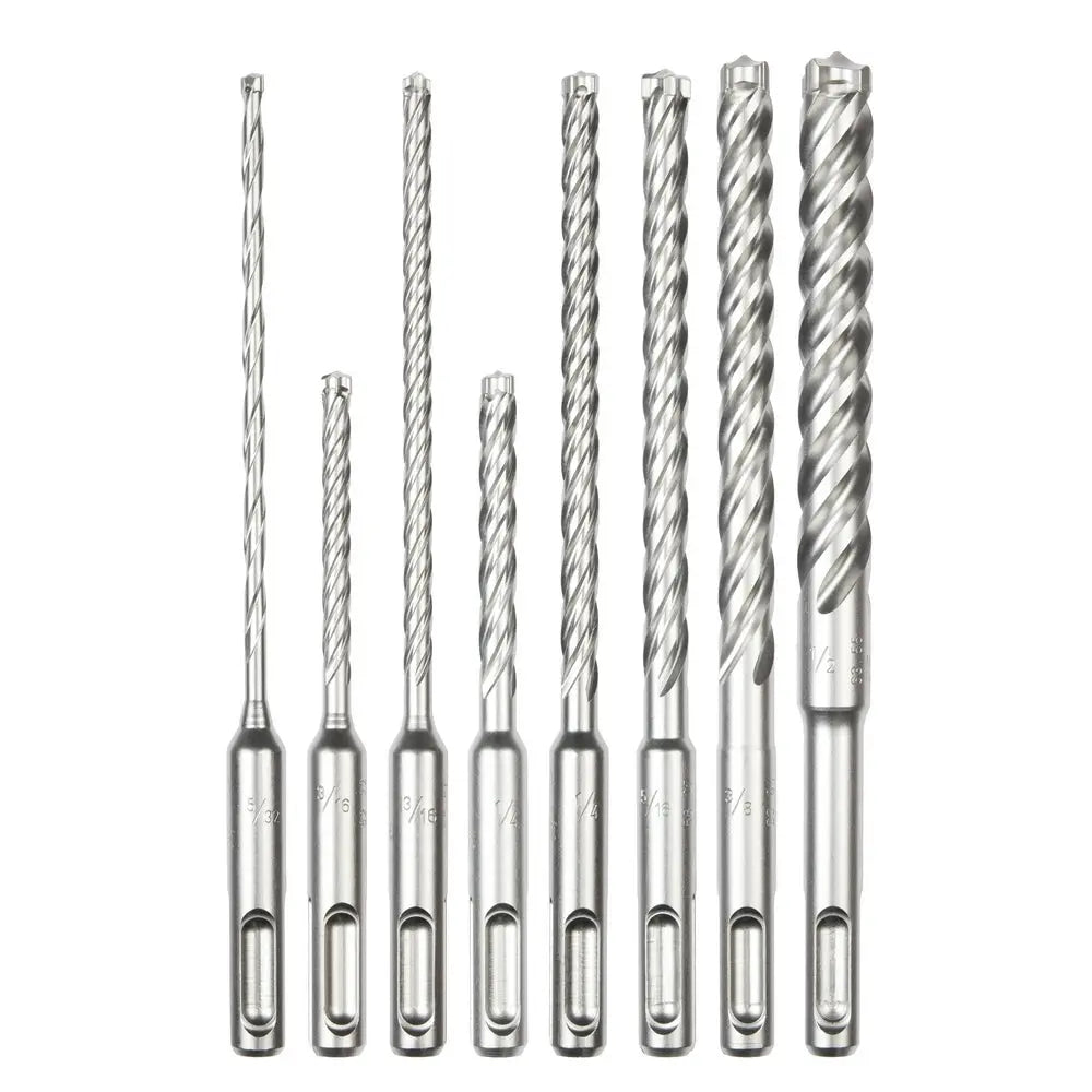 Milwaukee 48-20-7663 - 8pc. SDS Plus MX4™ 4-Cutter Drill Bit Kit - Wise Line Tools