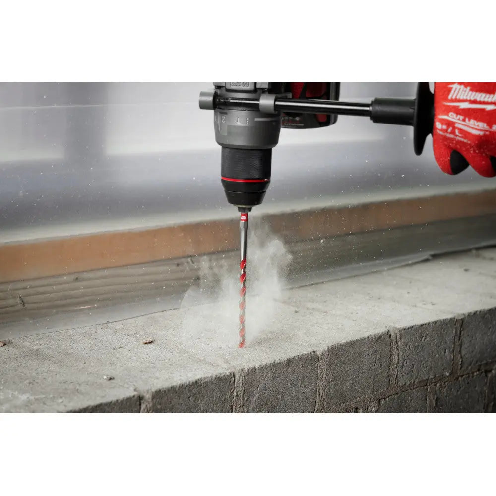 Milwaukee 48-20-9101 - 5/32" x 4" x 6" SHOCKWAVE Impact Duty™ Carbide Hammer Drill Bits MILWAUKEE