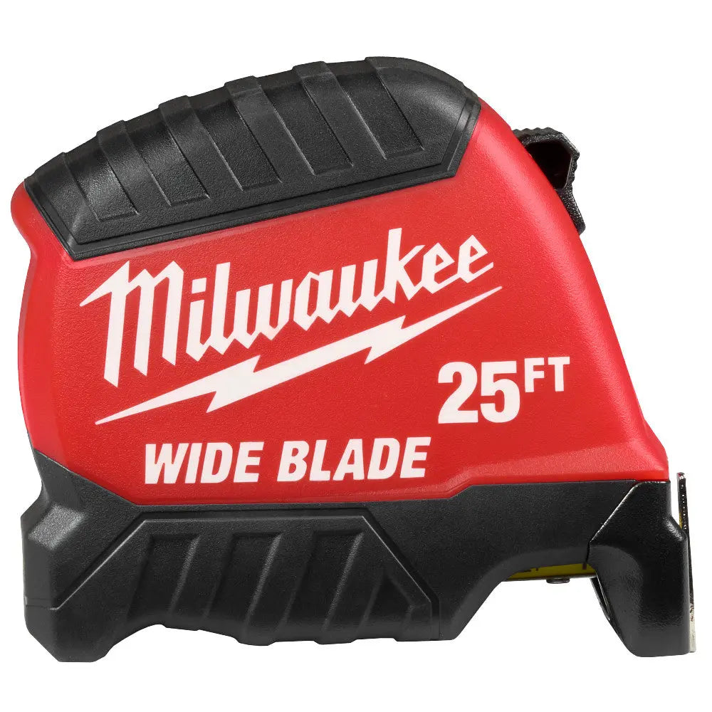 Milwaukee 48-22-1225 - 25ft Wide Blade Tape Measure - Wise Line Tools