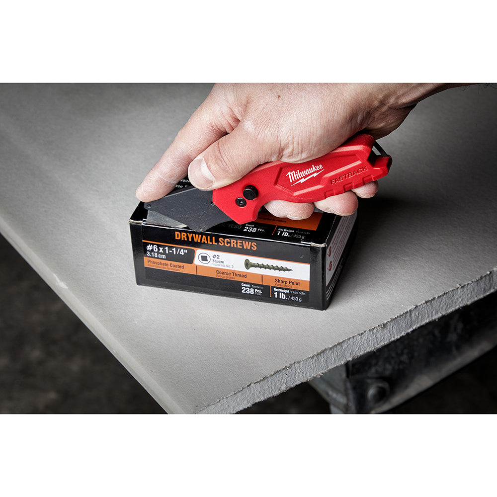 Milwaukee 48-22-1500 - FASTBACK™ Compact Folding Utility Knife - Wise Line Tools