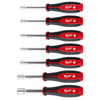 Milwaukee 48-22-2548 - 7pc Metric HollowCore™ Magnetic Nut Driver Set