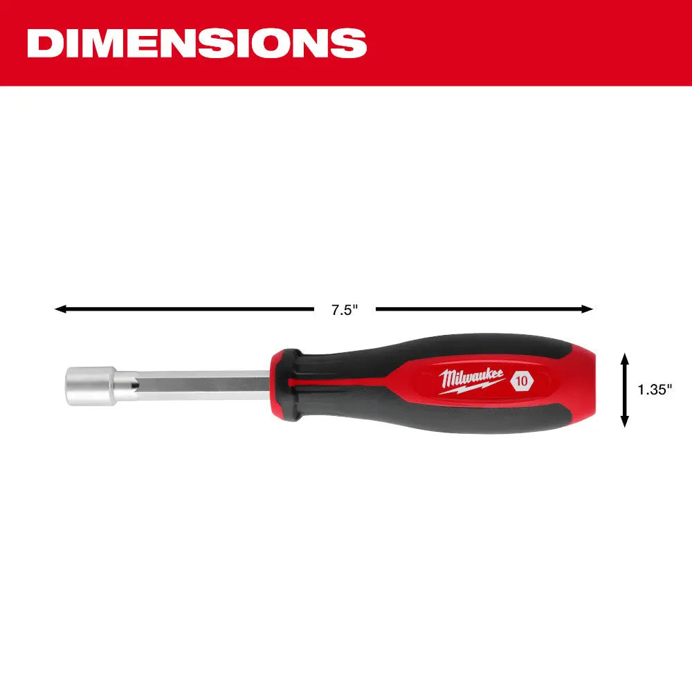 Milwaukee 48-22-2548 - 7pc Metric HollowCore™ Magnetic Nut Driver Set - Wise Line Tools