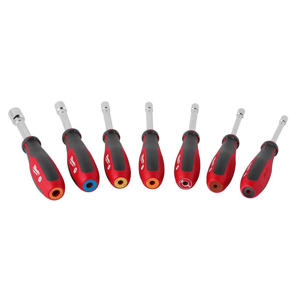 Milwaukee 48-22-2548 - 7pc Metric HollowCore™ Magnetic Nut Driver Set - Wise Line Tools