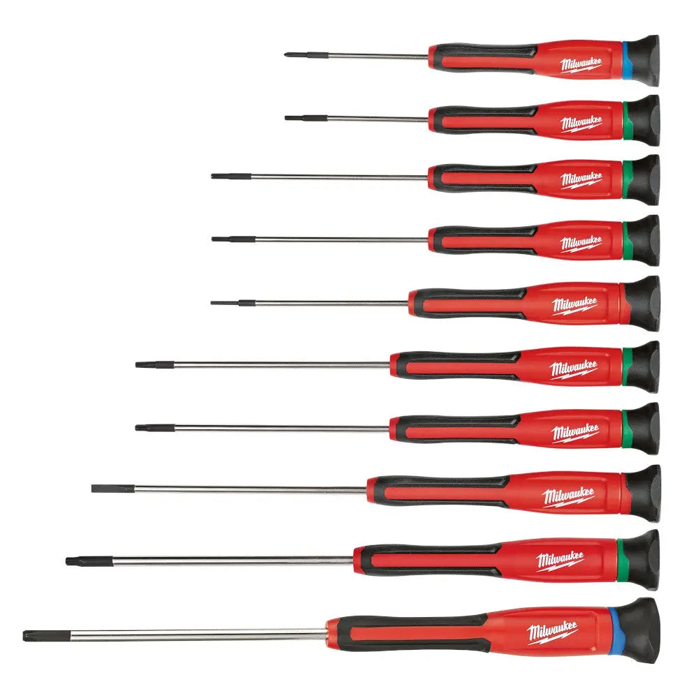 Milwaukee 48-22-2612 - 10pc Precision Screwdriver Set - Wise Line Tools