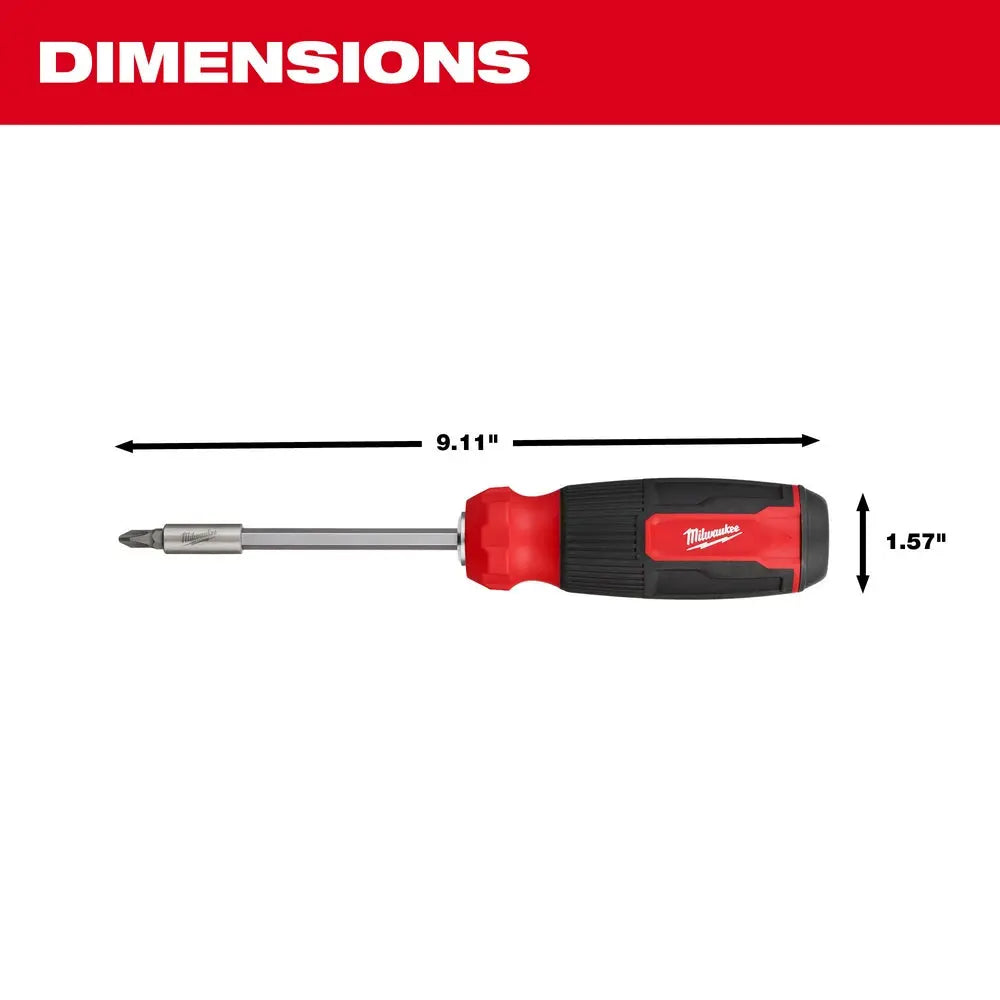 Milwaukee 48-22-2900 - 14-in-1 Multi-Bit Screwdriver - Wise Line Tools