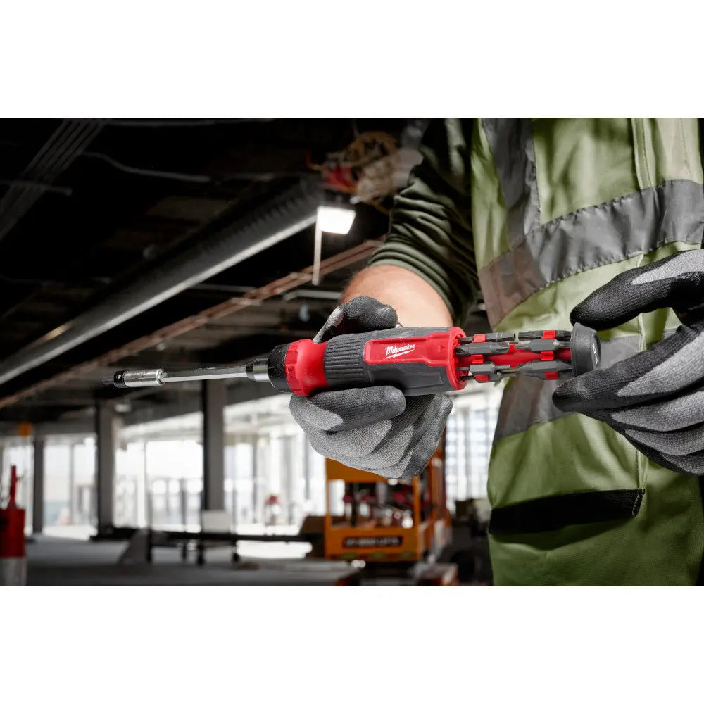Milwaukee 48-22-2912 - 27-in-1 Ratcheting Security Multi-Bit Screwdriver - Wise Line Tools