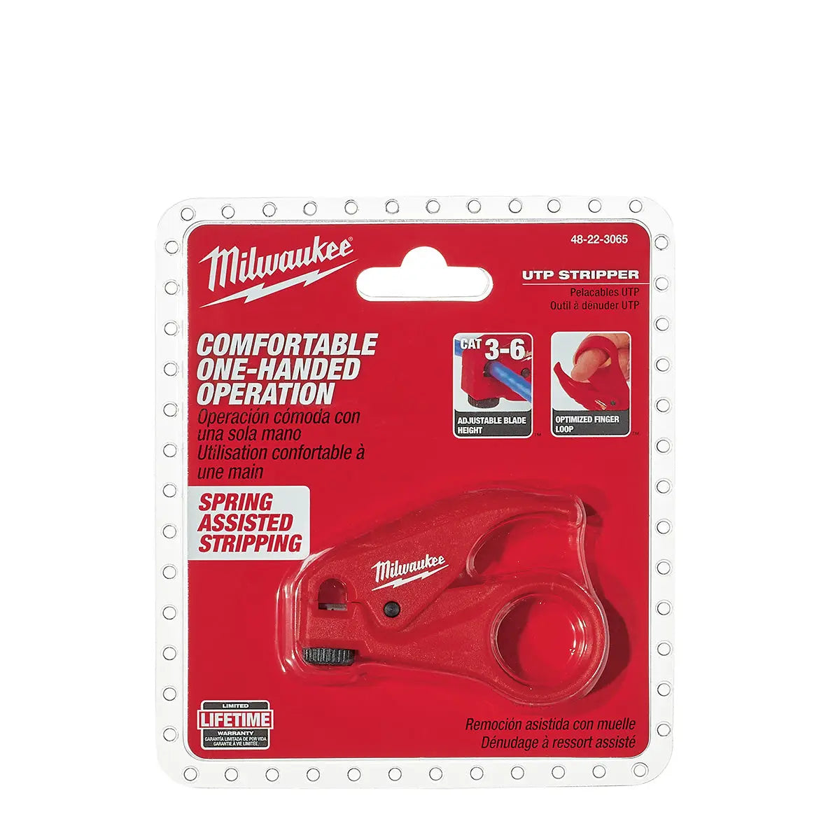 Milwaukee 48-22-3065 - Universal Twisted Pair Stripper - Wise Line Tools