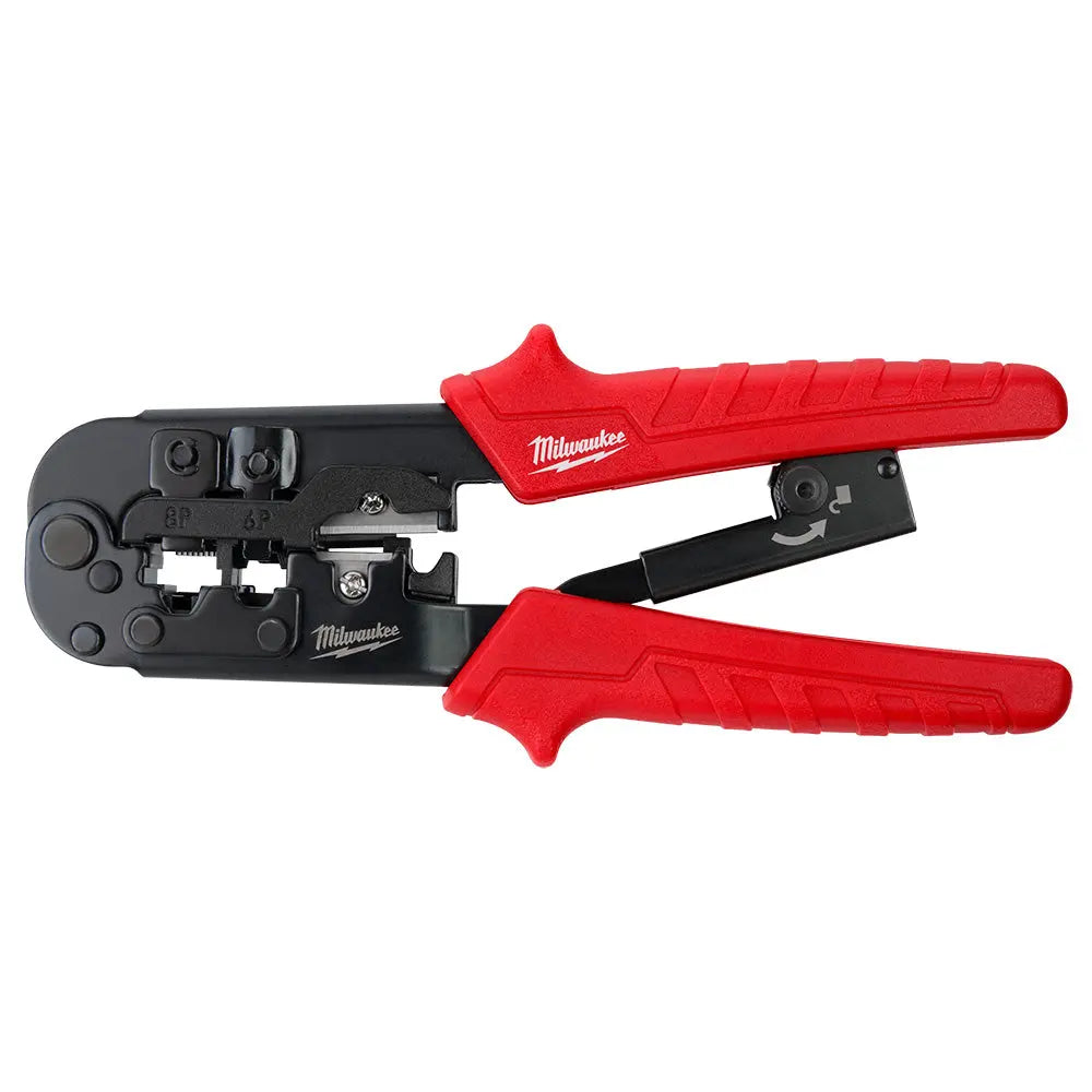 Milwaukee 48-22-3076 - Ratcheting Modular Crimper & Stripper - Wise Line Tools