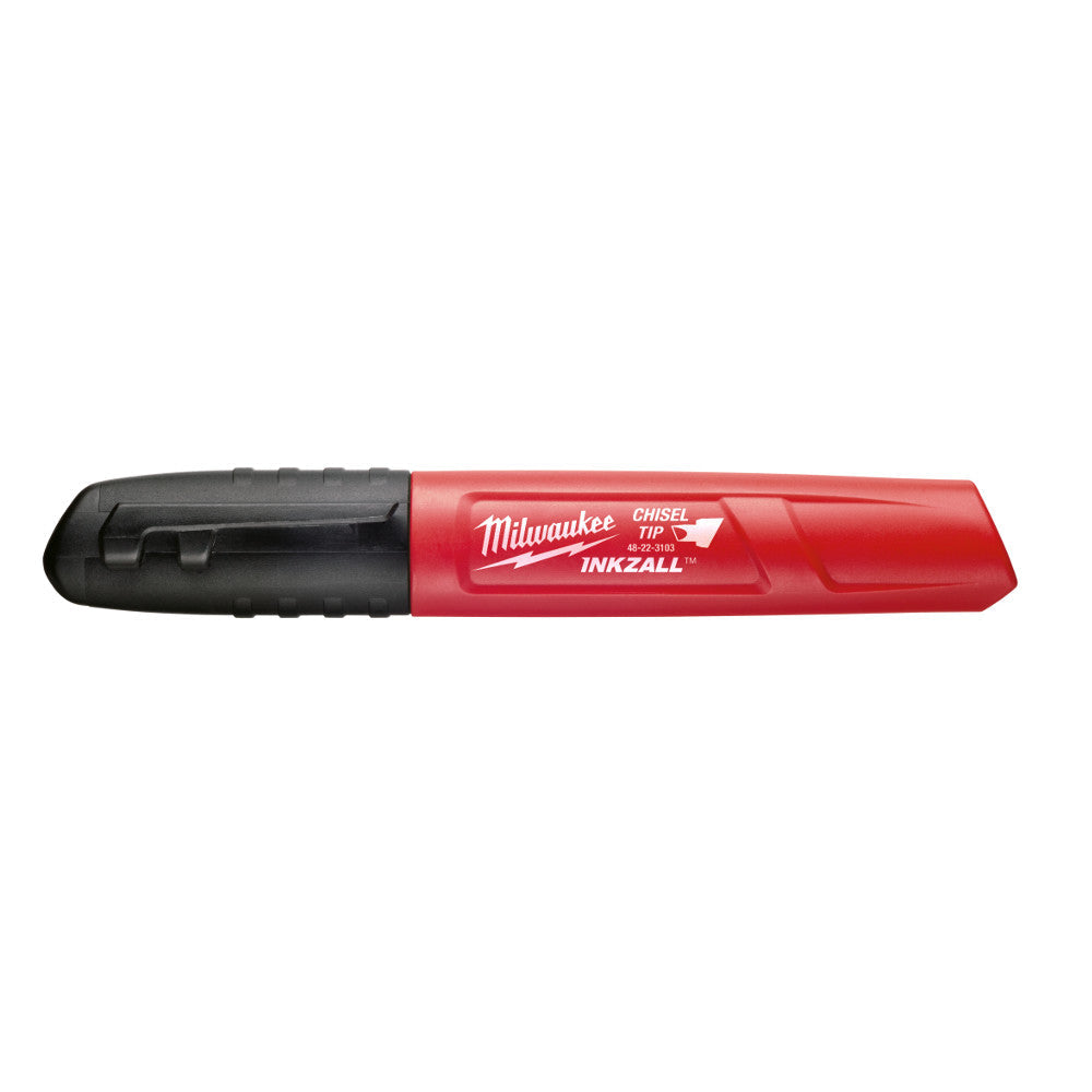 Milwaukee 48-22-3103 - INKZALL™ Medium Chisel Black Marker - Wise Line Tools