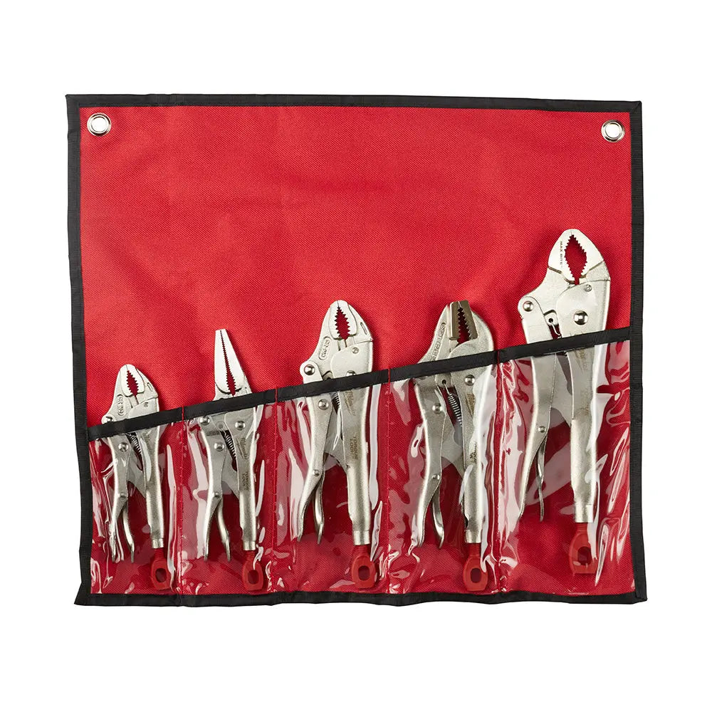 Milwaukee 48-22-3695 - 5Pc TORQUE LOCK™ Locking Pliers Kit - Wise Line Tools