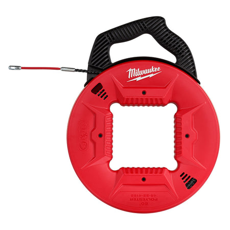 Milwaukee 48-22-4192 - 50 Ft. Polyester Fish Tape w/ Flexible Metal Leader - Wise Line Tools