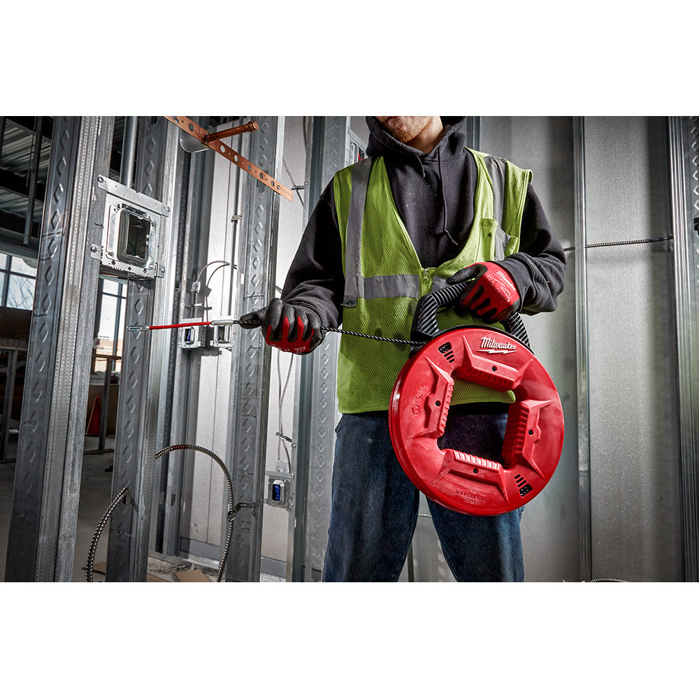 Milwaukee 48-22-4192 - 50 Ft. Polyester Fish Tape w/ Flexible Metal Leader - Wise Line Tools