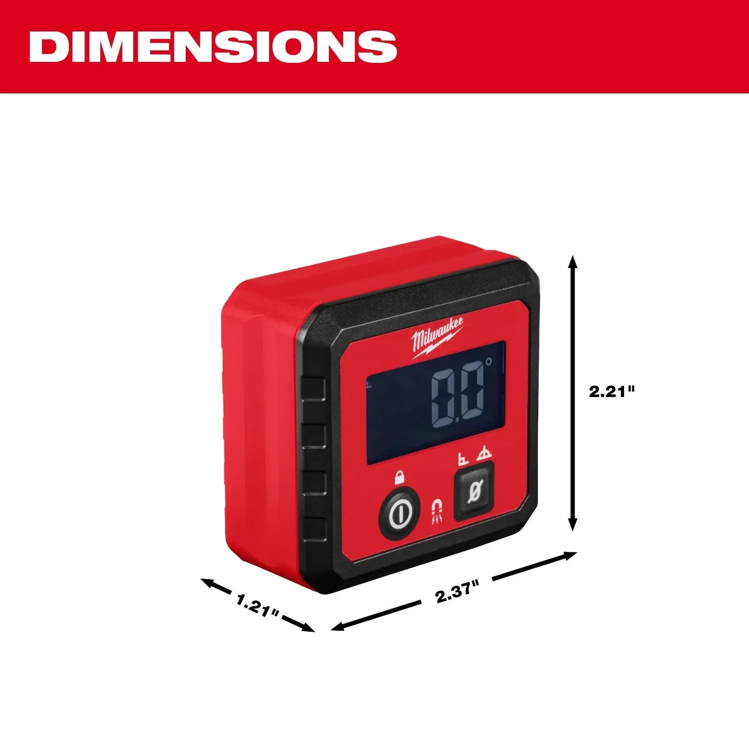 Milwaukee 48-22-5602 - Digital Angle Gauge - Wise Line Tools